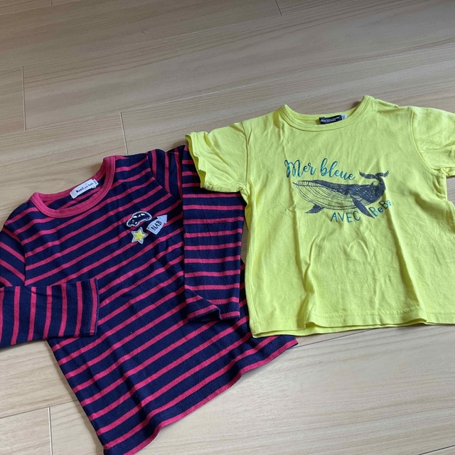 BeBe(ベベ)の〈BEBE〉Tシャツ2枚セット　（110） キッズ/ベビー/マタニティのキッズ服男の子用(90cm~)(Tシャツ/カットソー)の商品写真