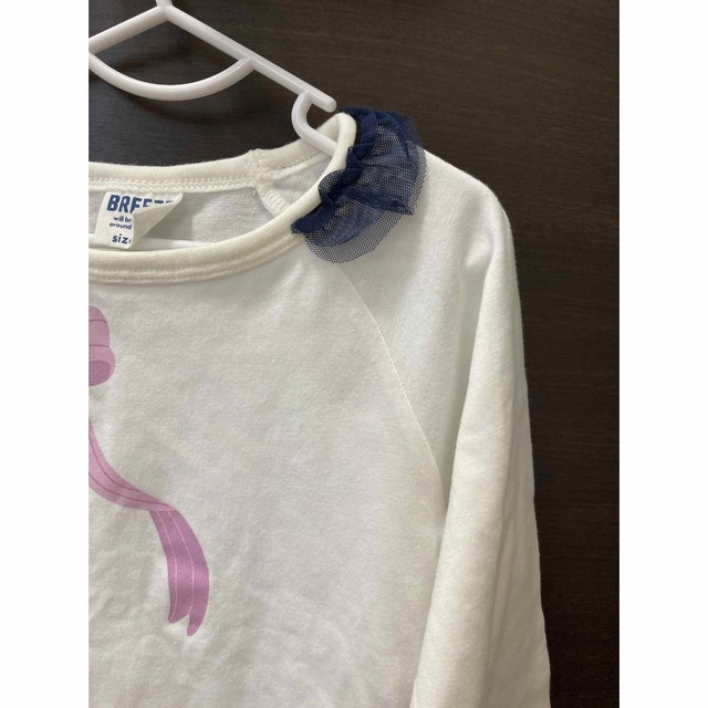 BREEZE(ブリーズ)の使用数回　女の子ロンT95 キッズ/ベビー/マタニティのキッズ服女の子用(90cm~)(Tシャツ/カットソー)の商品写真