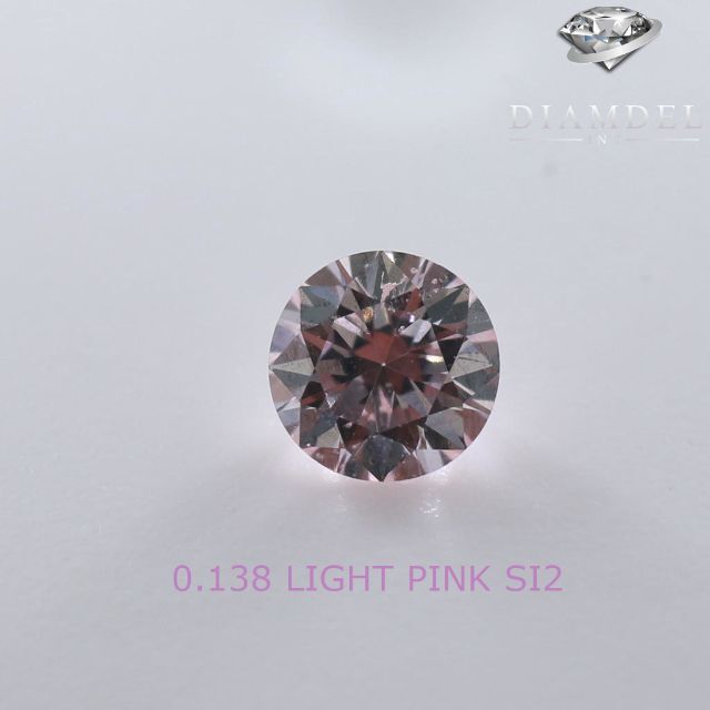ピンクダイヤモンドルース/LIGHT PINK/ 0.138 ct. 超格安一点