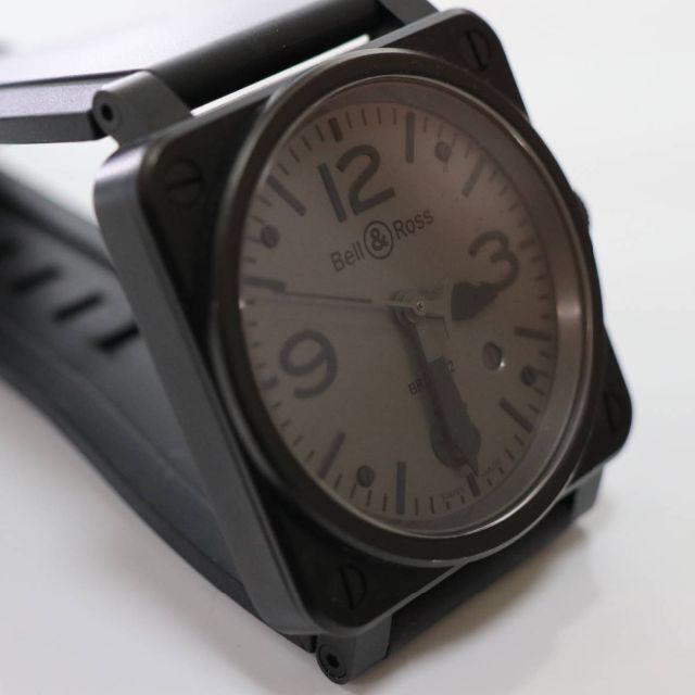 Bell & Ross(ベルアンドロス)のBell＆Ross ベル＆ロス BR03-92 Automatic 自動巻 メンズの時計(レザーベルト)の商品写真