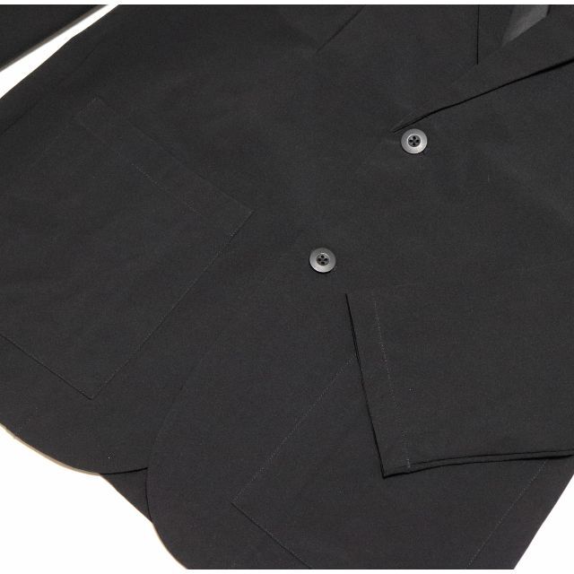 新品タグ付【BLUE STANDARD】ビジカジ セットアップ スーツ 黒 L メンズのスーツ(セットアップ)の商品写真