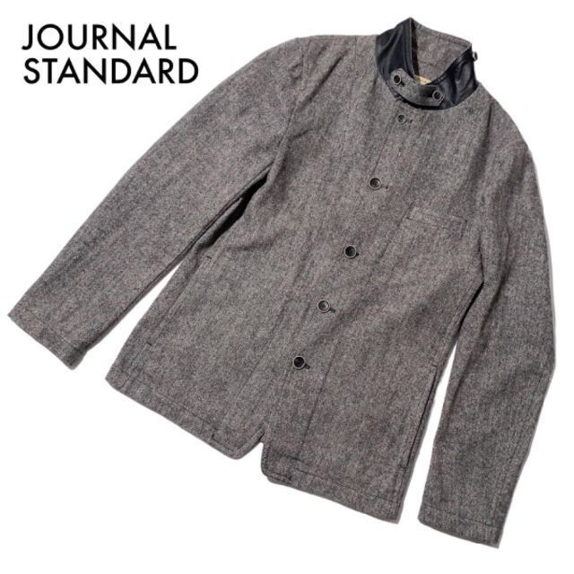 JOURNAL STANDARD(ジャーナルスタンダード)のジャーナルスタンダード ウールジャケット M グレーツイード 秋冬 薄手ウール メンズのジャケット/アウター(テーラードジャケット)の商品写真