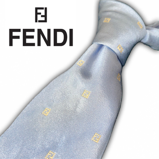 フェンディ(FENDI)のFENDI Vintage Logo Tie【Blue】(ネクタイ)