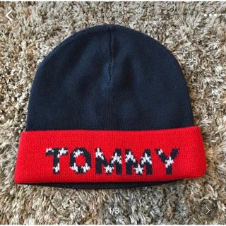 トミーヒルフィガー(TOMMY HILFIGER)の【美品】ニット帽 TOMMY HILFIGER os(帽子)