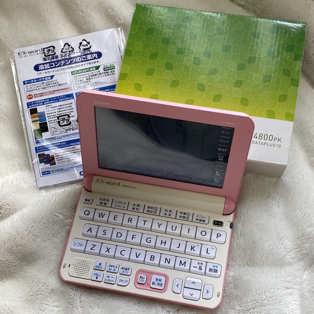 CASIO(カシオ)のCASIO 電子辞書 XD-Y4800PK   スマホ/家電/カメラのスマホ/家電/カメラ その他(その他)の商品写真