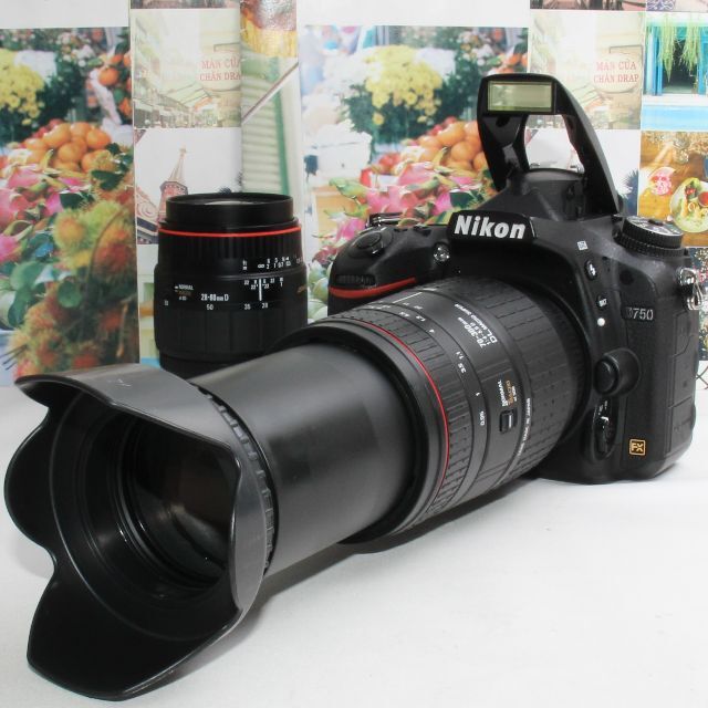Nikon - ❤️予備バッテリー付き❤️ニコン D750 超望遠ダブルレンズ❤