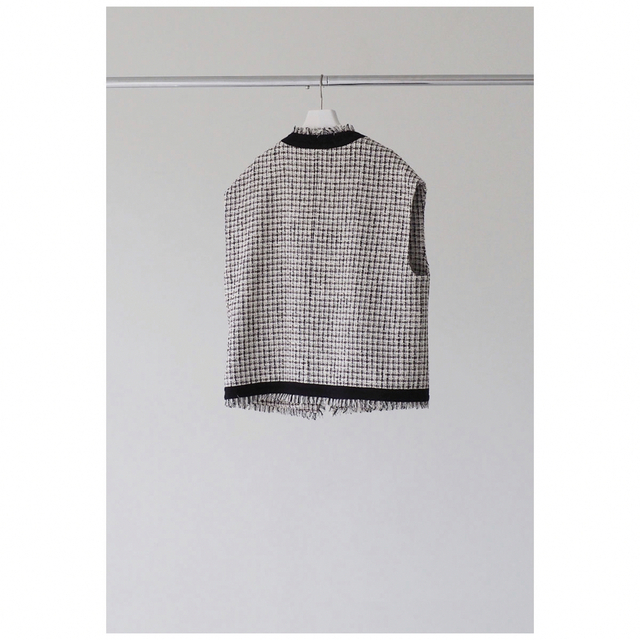 さらに値下げ! na.e Novel Tweed Vest_ivory Tweed ツイード ベスト