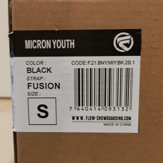 flow micronyouth バインディング S 22-23
