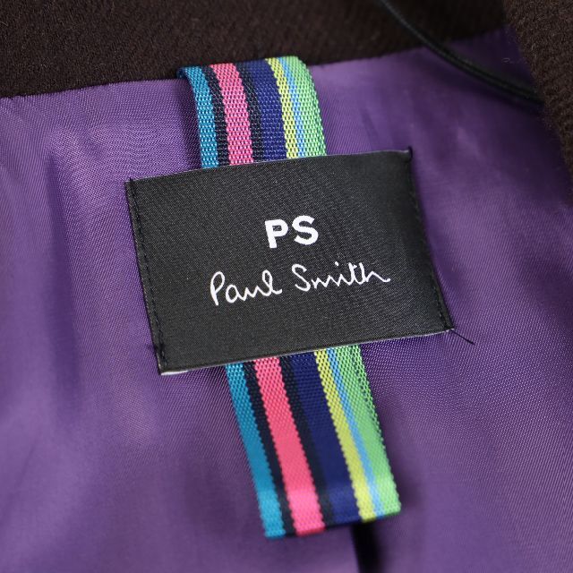 Paul Smith(ポールスミス)の196 新品 ♡ PS ポールスミス ウールカルゼ ダブルコート 40 レディースのジャケット/アウター(ロングコート)の商品写真