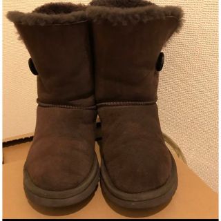 アグオーストラリア(UGG AUSTRALIA)のUGG アグ ムートンブーツ チョコレート　38 24㎝　箱あり(ブーツ)