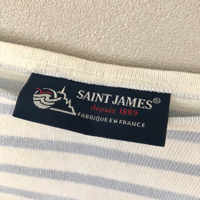 SAINT JAMES(セントジェームス)のセントジェームス   ウェッソン  T3 1/2 サックスブルー レディースのトップス(カットソー(長袖/七分))の商品写真