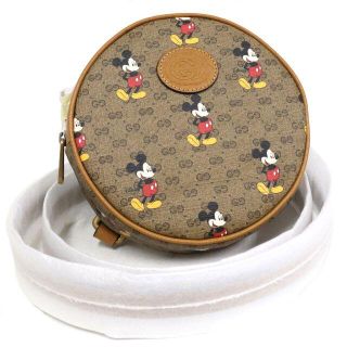 グッチ(Gucci)のエボニー ミニGGスプリーム バックパック(603730)ディズニーコラボ(リュック/バックパック)