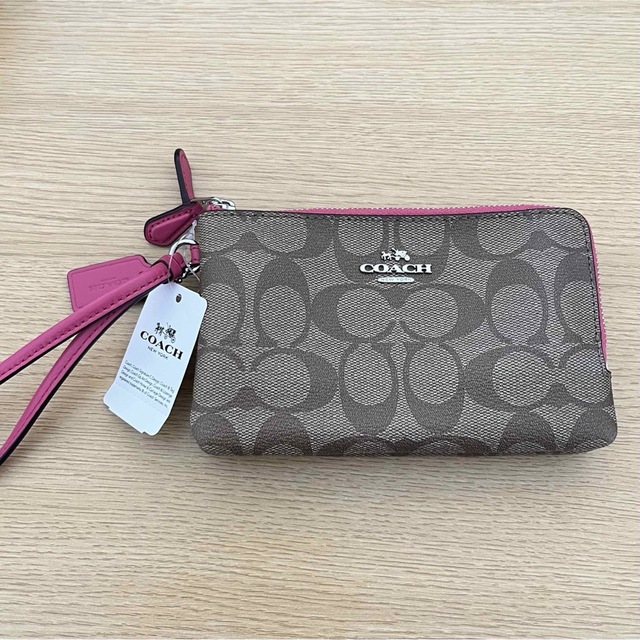 COACH - 【新品・未使用・タグ付き】COACH コーチ ダブルジップ リスト