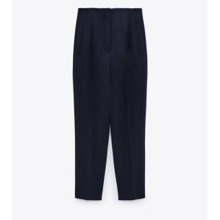 ザラ(ZARA)のZARA ハイウエストパンツ　XS(カジュアルパンツ)