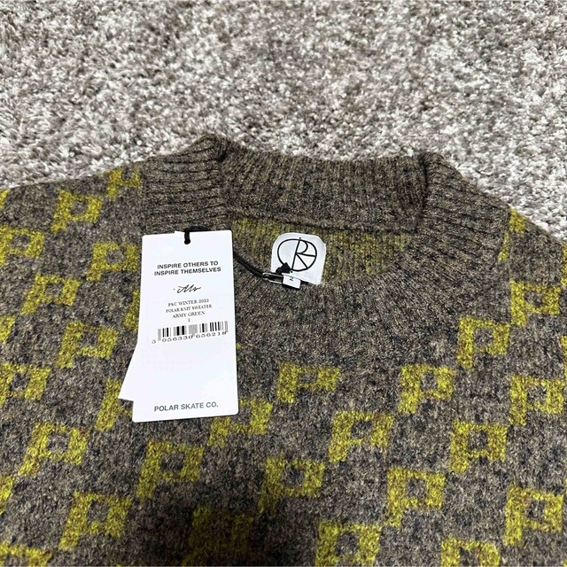 POLAR SKATE CO.(ポーラースケートカンパニー)のPOLAR SKATE KNIT SWEATER (ポーラー ニット/セーター) メンズのトップス(ニット/セーター)の商品写真