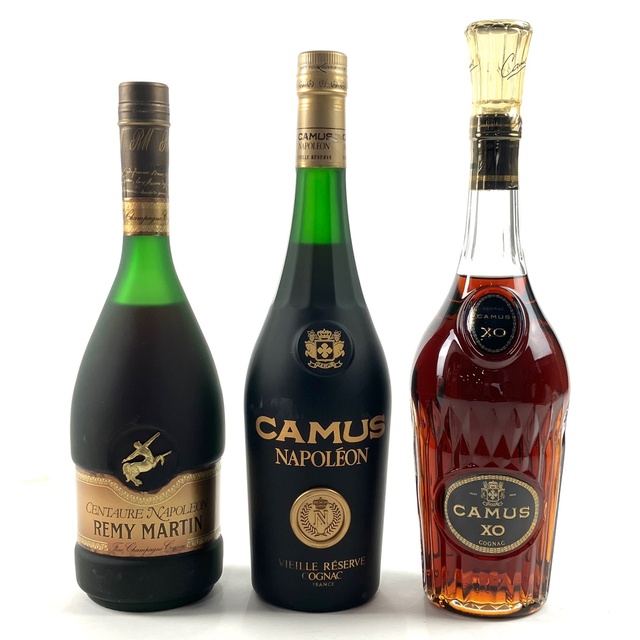 バイセルブランデーセット3本 REMY MARTIN CAMUS コニャック