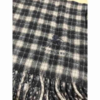 バーバリーブルーレーベル(BURBERRY BLUE LABEL)のバーバリーブルーレーベル カシミヤ　マフラー 難あり(マフラー/ショール)