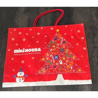 ミキハウス(mikihouse)のミキハウス　紙袋　クリスマス　Xmas(ショップ袋)