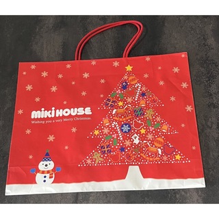 ミキハウス(mikihouse)のミキハウス　紙袋　クリスマス　Xmas(ショップ袋)