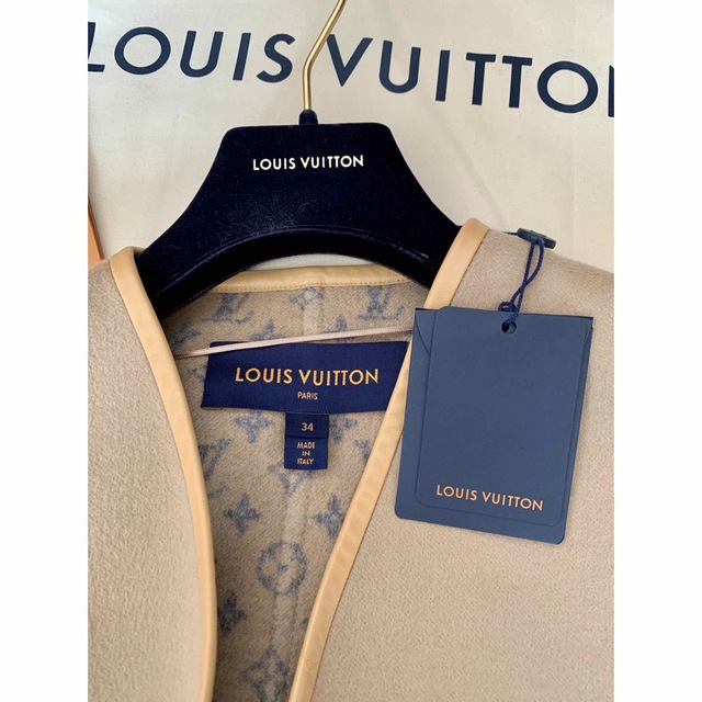 LOUIS VUITTON - 試着のみルイヴィトン21AWラップロングコート34