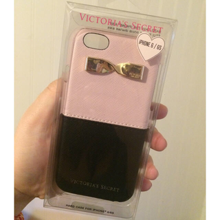ヴィクトリアズシークレット(Victoria's Secret)のヴィクトリアズシークレット iPhone6/6S ケース ピンク リボン(iPhoneケース)