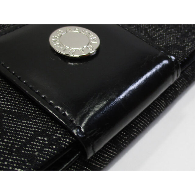 BVLGARI(ブルガリ)のBVLGARI ロゴマニア ダブルホック 二つ折り コンパクト財布 キャンバス レディースのファッション小物(財布)の商品写真