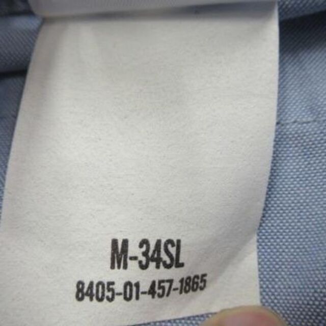 MILITARY(ミリタリー)のUS.NAVY 長袖シャツ USN  シャンブレーシャツ メンズのトップス(Tシャツ/カットソー(七分/長袖))の商品写真