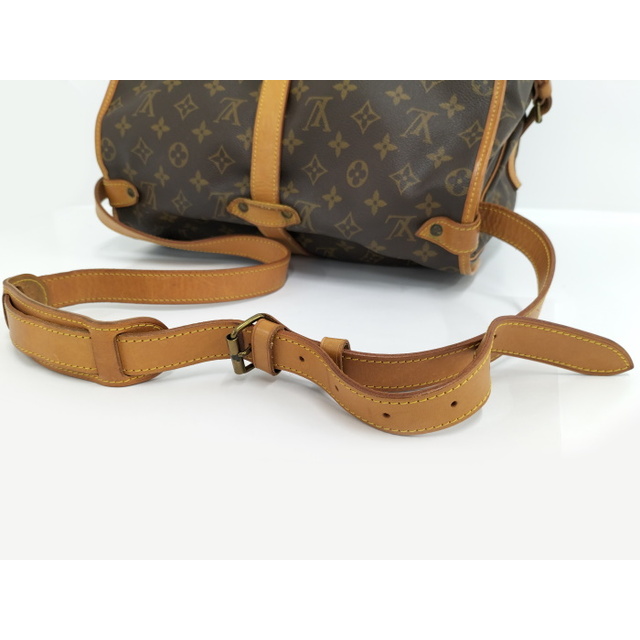 LOUIS VUITTON ソミュール35 ショルダーバッグ モノグラム 6