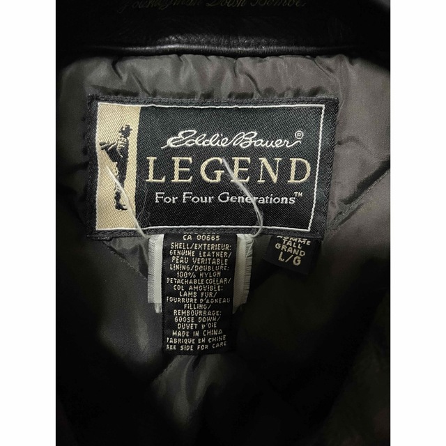 Eddie Bauer   eddie bauer LEGEND レザーダウン ジャケットの通販 by