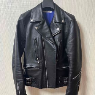 JOHN LAWRENCE SULLIVAN - LITTLE BIG Double Leather Riders Jacket ...