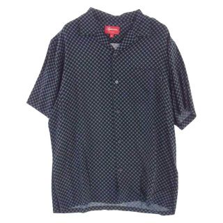 シュプリーム(Supreme)のSupreme シュプリーム 半袖シャツ 20AW  Compact Dot Rayon S/S Shirt コンパクト ドット レーヨン 半袖 シャツ グレー系 M【新古品】【未使用】【中古】(シャツ)