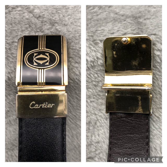 Cartier - Cartier カルティエ リバーシブルレザー ベルト 男女兼用