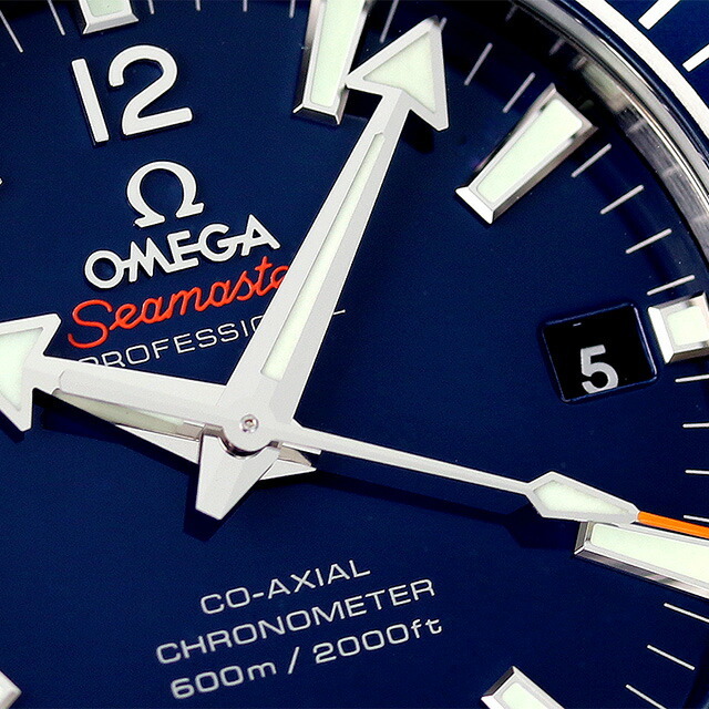 オメガ OMEGA 腕時計 メンズ 232.92.42.21.03.001 シーマスター プラネットオーシャン 600M コーアクシャル 42mm SEAMASTER PLANET OCEAN 600M CO-AXIAL 42mm 自動巻き（Cal.8500/手巻き付） ブルーxブルー アナログ表示