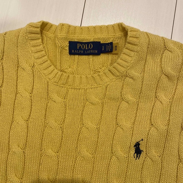 Ralph Lauren(ラルフローレン)のラルフローレン　ケーブルコットンニット メンズのトップス(ニット/セーター)の商品写真