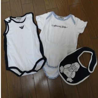 アルマーニ(Armani)のARMANI BABY ボディスーツ スタイ(ロンパース)