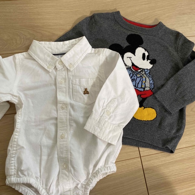 GAP(ギャップ)のセール！gap ボーイズ２点セット12-18month キッズ/ベビー/マタニティのベビー服(~85cm)(ニット/セーター)の商品写真