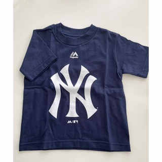 マジェスティック(Majestic)のニューヨークヤンキース、Tシャツ、ヤンキース、2歳、80-90相当、未使用(Tシャツ/カットソー)