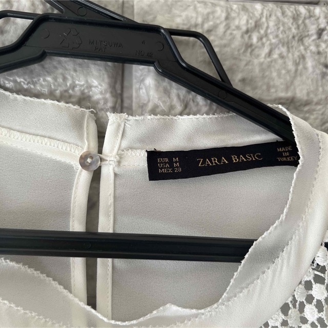 ZARA(ザラ)のZARAベーシック　ノースリーブ ブラウス レディースのトップス(シャツ/ブラウス(半袖/袖なし))の商品写真