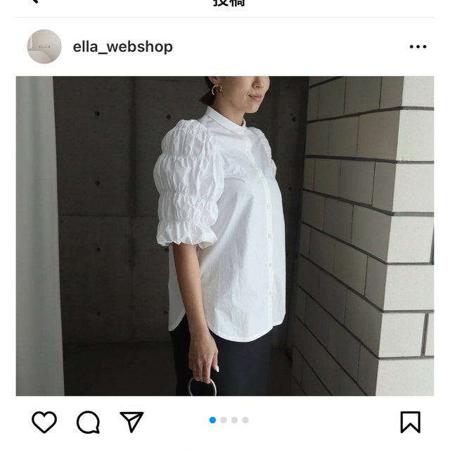 ellaselectshop ella シャツオケージョン