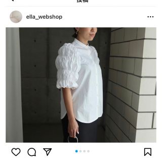 エンフォルド(ENFOLD)のellaselectshop ella シャツ　(シャツ/ブラウス(半袖/袖なし))