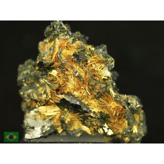 天然原石 タイチン太陽 ゴールドルチル原石結晶 約27g/1個(置物)