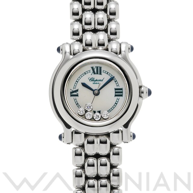 Chopard - 中古 ショパール Chopard 27/8250-23 ホワイトシェル /ダイヤモンド レディース 腕時計