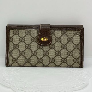 グッチ(Gucci)の【ヴィンテージ】オールドグッチ 長財布 PVC 美品(財布)