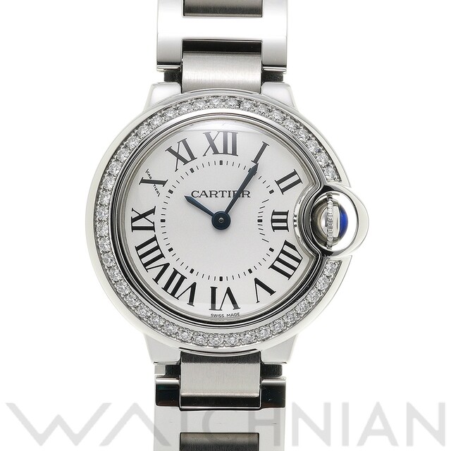 Cartier - 中古 カルティエ CARTIER W4BB0015 シルバー レディース 腕時計