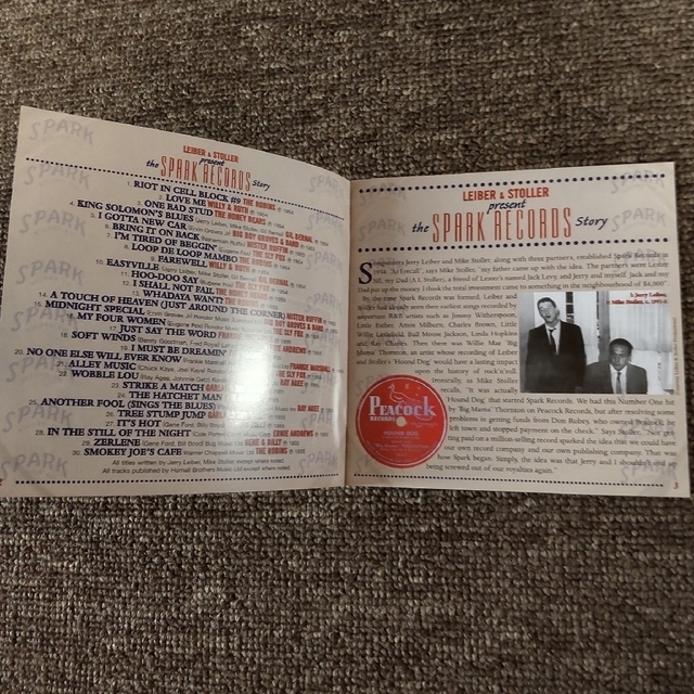 リーバー&ストーラー 「THE SPARK RECORDS STORY」中古品 エンタメ/ホビーのCD(R&B/ソウル)の商品写真