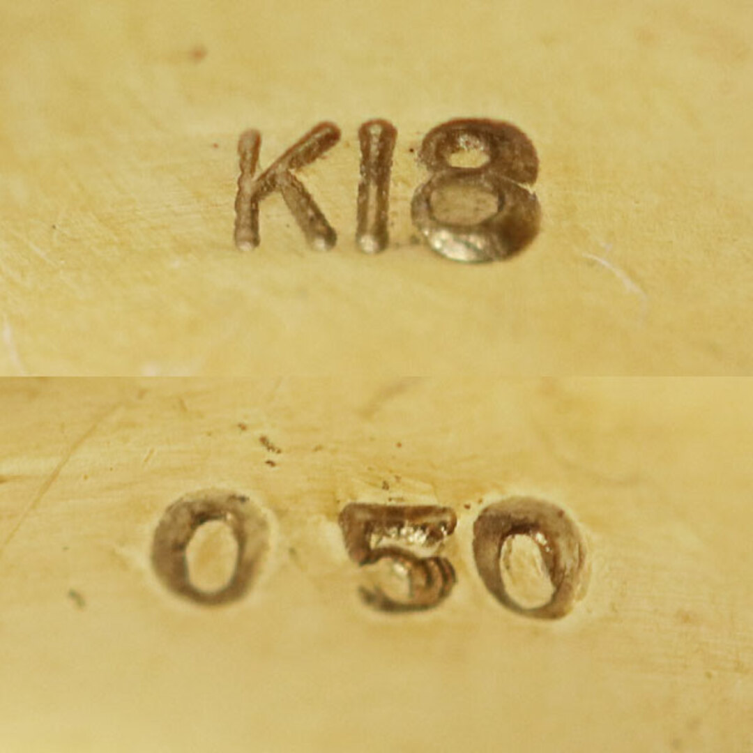 K18YG イエローゴールド リング・指輪 ダイヤモンド0.5ct 10.5号 4.9g レディース【中古】 レディースのアクセサリー(リング(指輪))の商品写真