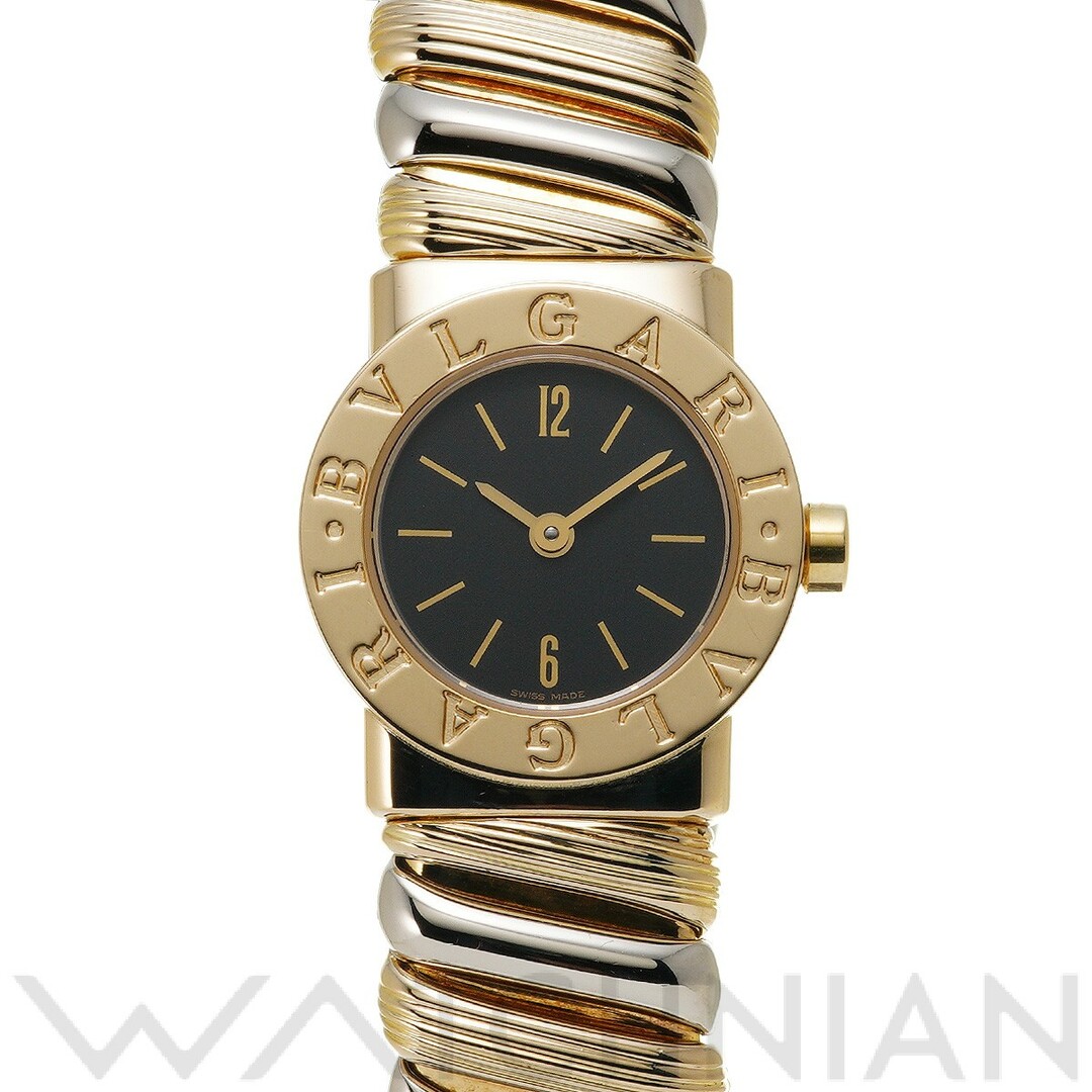 製品保証付き 中古 ブルガリ BVLGARI BB192T ブラック レディース