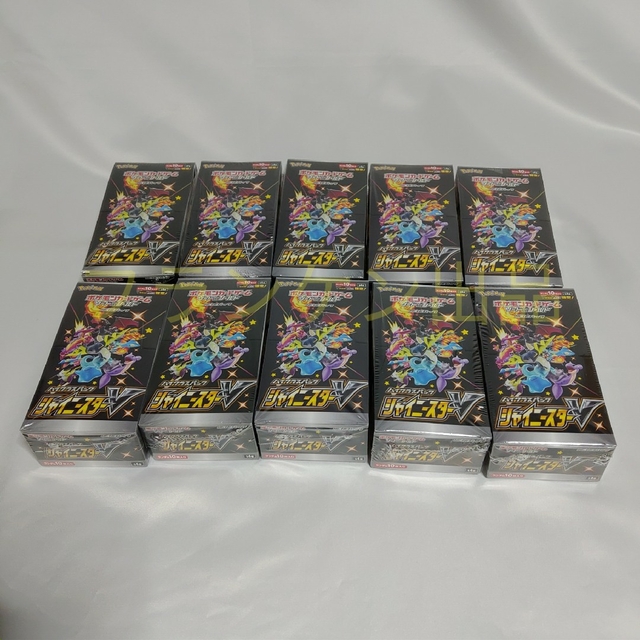 入荷中 【バラ売り可】ポケモンカードゲーム シャイニースターV 10BOX Box+デッキ+パック