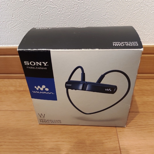 WALKMAN(ウォークマン)のSONY ウォークマン Wシリーズ NWD-W253(G)　ジャンク品 スマホ/家電/カメラのオーディオ機器(ヘッドフォン/イヤフォン)の商品写真