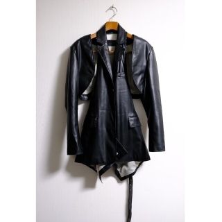 Peter do ss20 convertible leather blazer(テーラードジャケット)